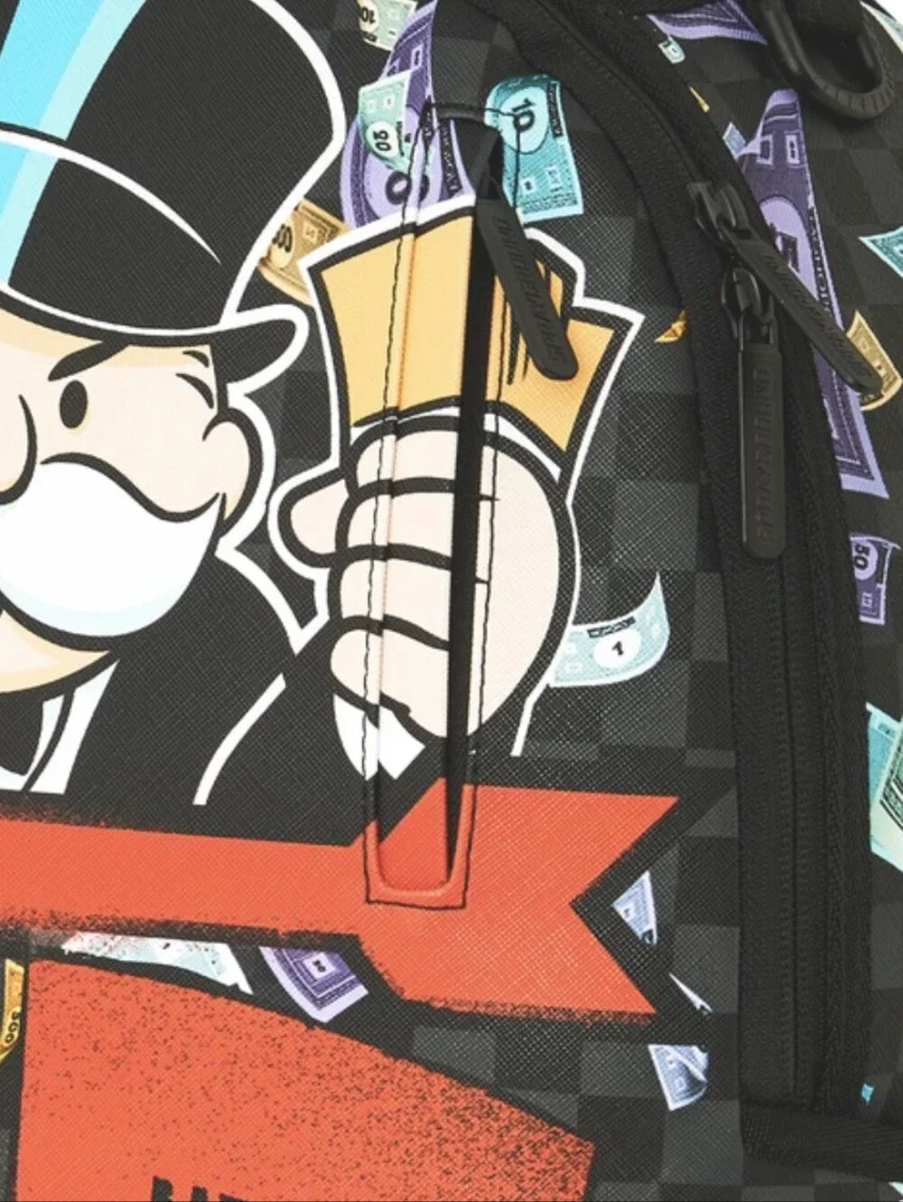 Sprayground Monopoly Time To Go Backpack